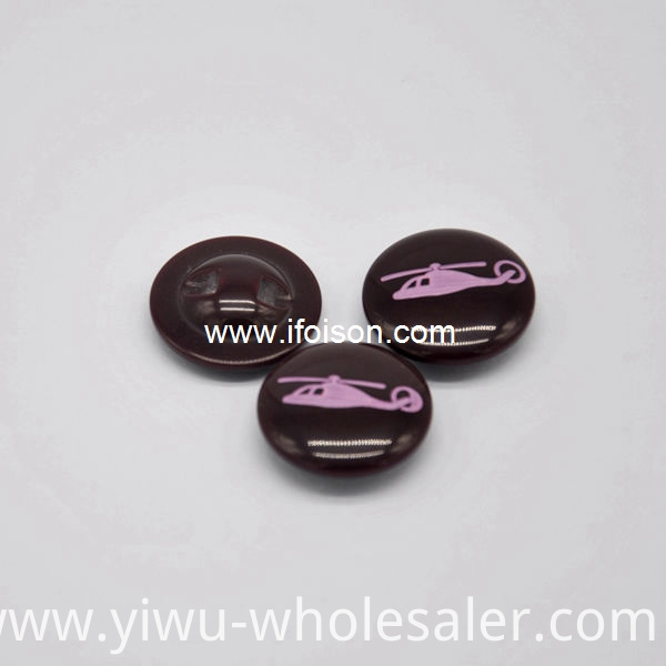 Polyester Shank Button With Laser Logo